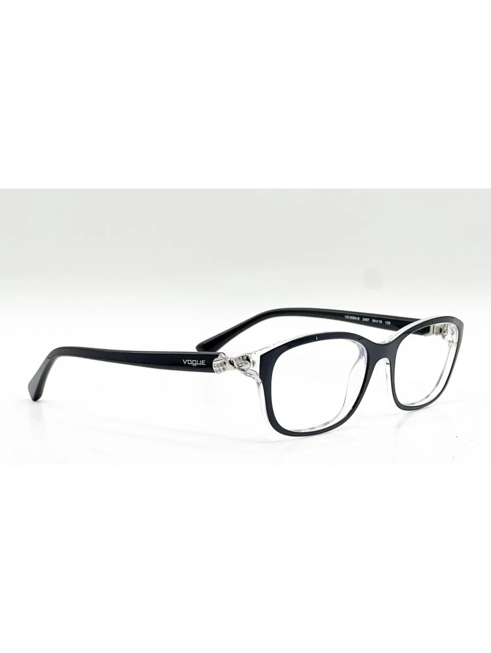 Vogue VO 5094-B 2467 Top Opal Grey/Serigraphy Authentic Eyeglass Frames 54-18